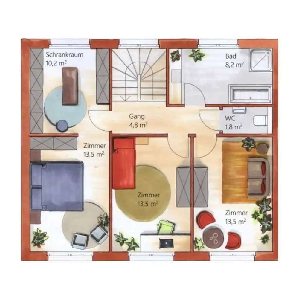 Oberrohrbach Plan OG